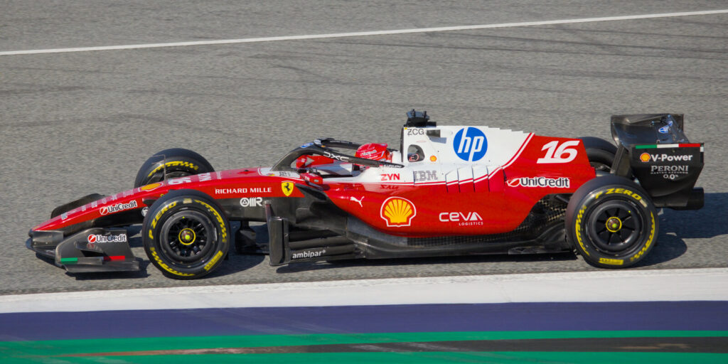 Carro de Charles Leclerc em ação no GP da Áustria de 2026