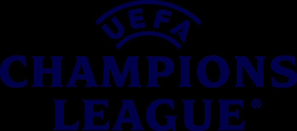 Logo oficial da UEFA Champions League em fundo branco (Logo oficial da UEFA Champions League, imagem de arquivo.)